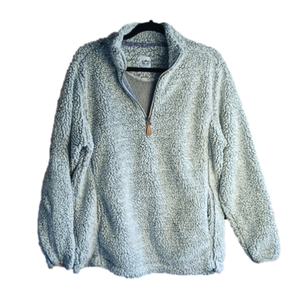 🏷5/25 Warm Fuzzy Grey Zip Up Pullover box 26